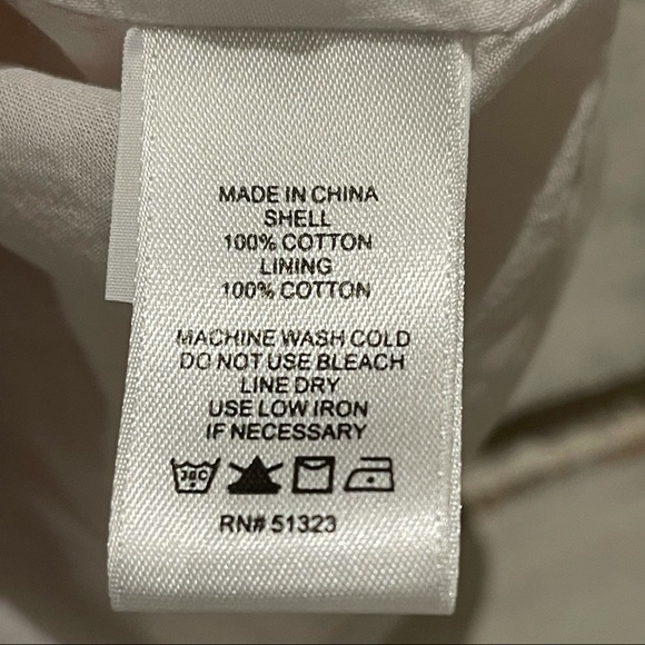 1.State ruffle asymmetrical button stripe tank - Picture 7 of 7